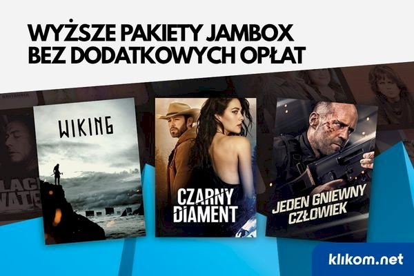 Przetestuj wyższe pakiety JAMBOX bez dodatkowych opłat